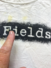 Load image into Gallery viewer, The Fields Shirt Adult Large White Film Crew Spell Out Streetwear Crewneck Mens