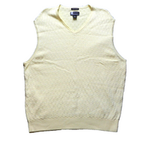 Load image into Gallery viewer, Jos A Bank Vest Adult Extra Large V-Neck Sleeveless Leadbetter Golf Sweater Mens