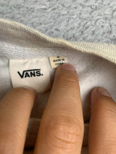 Load image into Gallery viewer, Vans Sweatshirt Womens Small Gray Off The Wall Oversized Boxy Sweater Fleece