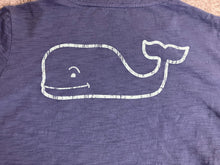 Load image into Gallery viewer, Vineyard Vines Shirt Adult Medium Blue Crew Neck Spell Out Whale Pullover Mens