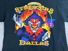 Load image into Gallery viewer, Vintage Rick Fairless Strokers Dallas Shirt Adult Medium Black Clown Grunge Mens