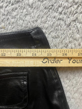 Load image into Gallery viewer, Highway Pants Womens 7 (30x30) Black Leather Cargo Nylon Outdoor Biker Flared