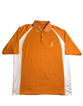 Load image into Gallery viewer, Putterboy Shirt Adult Large Orange Pinehurst 1895 Performance Golf Polo Mens