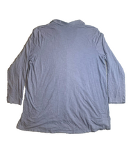 Load image into Gallery viewer, J Jill Shirt Womens Extra Large Lavender Lagenlook Button Up Oversized Blouse