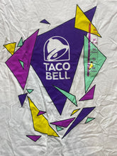 Load image into Gallery viewer, Taco Bell Shirt Adult 2X 2XL White Athletic Fit Plus Crewneck Geometric Mens NWT
