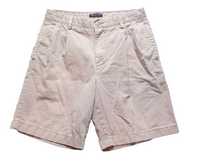 Load image into Gallery viewer, Nautica Shorts Adult 32W Pleated Outdoor Casual Golf Chino 8 Inseam Khaki Mens