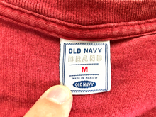 Load image into Gallery viewer, VTG Old Navy Shirt Adult Medium Red Single Stitch BAHAMA MAMA'S Mermaid Mens