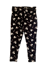 Load image into Gallery viewer, Torrid Pants Womens 1 (31x24.5) Skull Candy Cane AOP Cropped Legging Stretch