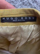 Load image into Gallery viewer, Hugo Boss Suit Coat Adult Size 40R Yellow Einstein Virgin Wool Blazer Mens