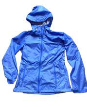 Load image into Gallery viewer, Columbia Jacket Adult Small Blue Zip Up Windbreaker Outdoor Gorpcore Hoodie Mens