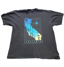 Load image into Gallery viewer, Streetwise Shirt Adult 3X Black California Palm Trees Streetwear Plus Mens