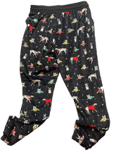 Load image into Gallery viewer, Secret Treasures Pajamas Womens Medium (30x26.5) AOP Dog Velour Cozy Lounge PJ