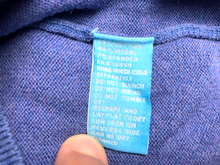 Load image into Gallery viewer, J. McLaughlin Sweater Adult Large Blue 1/4 Zip Modal Spandex Outerwear Mens
