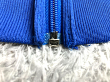 Load image into Gallery viewer, Vintage Purcells Jacket Adult Medium Blue Full Zip 70s 80s Fleece Windbreaker