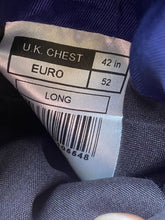 Load image into Gallery viewer, Alexandre Savile Row Long Coat Adult Euro Size 52 Tan Blazer Suit Striped Mens