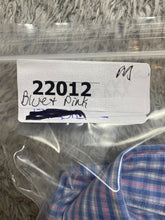 Load image into Gallery viewer, UNTUCKit Shirt Adult Large Blue Pink Grid Checkered Button Up Wrinkle Free Mens