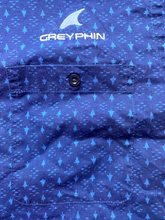 Load image into Gallery viewer, Patagonia Shirt Adult Medium Navy Blue Greyphin Button Up Organic Casual Mens