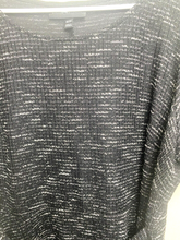 Load image into Gallery viewer, Lane Bryant Dress Womens 18/20 Black Hi Low Textured Fit Flare Rayon Lagenlook