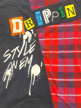 Load image into Gallery viewer, Switch Remarkable Shirt Adult Large Black Drippin Plaid Limited Edition Mens