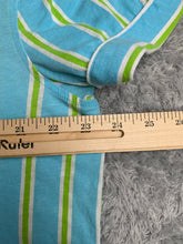 Load image into Gallery viewer, Lauren Ralph Lauren Shirt Womens Large Light Blue Striped Oversized Button Up