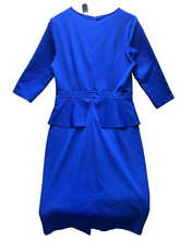 Load image into Gallery viewer, Vfshow Dress Womens Large Blue Formal Business Slimming Spandex Ladies NWT