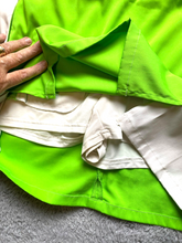 Load image into Gallery viewer, Antigua Skirt Womens 10 (34 waist) Lime Green Desert Dry Spandex Golf Sporty