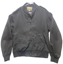 Load image into Gallery viewer, VTG Marlow White Jacket Adult Large Black Zip Up Bomber Academy Series USA Mens
