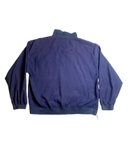 Load image into Gallery viewer, Arnold Palmer Jacket Adult Medium Navy Full Zip Mock Neck Golf Windbreaker Mens