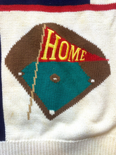Load image into Gallery viewer, VTG Charter Club Sweater Adult Large Beige Baseball Club Embroidered Grandpa Men