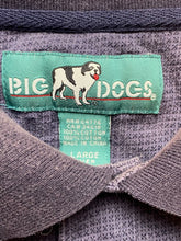 Load image into Gallery viewer, Big Dogs Shirt Adult Large Navy Blue Faded Preppy Embroidered Logo Golf Polo Men