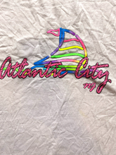 Load image into Gallery viewer, VTG Atlantic City Shirt Womens 2XL Pink Sailboat Sailing Colorful Oversized 90s