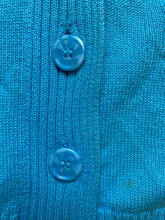 Load image into Gallery viewer, Pendleton Sweater Womens Small Blue Button Front Cardigan Woolen Mills Oversized