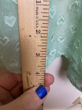 Load image into Gallery viewer, Torrid Kimono Womens 2 2X Mint Green Open Front Sharkbite Clip Dot Heart Plus