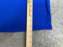 Load image into Gallery viewer, Fayetteville Woodpeckers Shirt Womens Medium Blue MiLB Baseball USA Flag Ladies