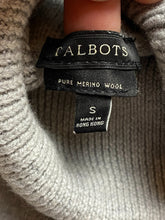 Load image into Gallery viewer, Talbots Sweater Womens Small Gray Turtleneck Merino Wool Pullover Outerwear