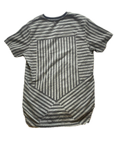 Load image into Gallery viewer, Hudson Outerwear Shirt Adult Extra Large Gray Black Striped Streetwear Mens