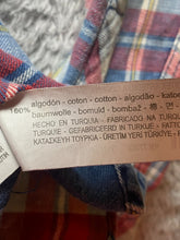 Load image into Gallery viewer, Zara Man Shirt Adult Small Blue Red Plaid Denim Accent Pocket Button Up Mens