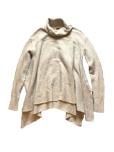 Load image into Gallery viewer, Free People Sweater Womens Extra Small Sand Lagenlook Oversized Spandex Ladies