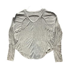 Load image into Gallery viewer, Free People Shirt Womens Small Oversized Thermal Racerback Thumbhole Viscose