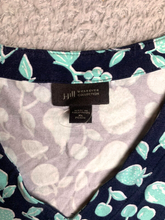 Load image into Gallery viewer, J Jill Shirt Womens Extra Large Petite AOP Pineapple Oversized Boxy Rayon Ladies