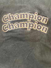 Load image into Gallery viewer, Champion Sweatshirt Adult Extra Large Black Hoodie Reverse Weave Spellout Mens
