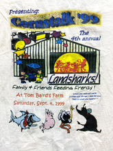 Load image into Gallery viewer, VTG Cornstalk 99 Shirt Adult Large Ivory 4th Annual Landsharks Funny Rock Mens