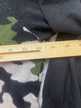 Load image into Gallery viewer, Ashley Stewart Sweater Womens 26 Black Green Camo Zip Up Cardigan Plus Ladies