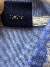 Load image into Gallery viewer, Nat Nast Shirt Adult 2XL XXL Blue Button Up Silk Blend Embroidery Hawaiian Mens