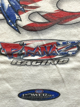 Load image into Gallery viewer, Vintage Piranaz Racing Shirt Adult Medium White NHRA POWERade Jack Wyatt Y2K Men