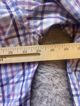 Load image into Gallery viewer, Peter Millar Long Sleeve Shirt Adult Extra Large Blue Purple Checkered Golf Mens