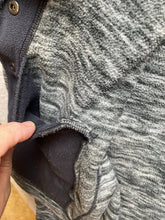 Load image into Gallery viewer, Mountain Hardwear Jacket Womens Small Gray Snaps Fleece Gorpcore Hiking Hoodie