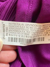 Load image into Gallery viewer, ZARA Skirt Womens Small (26x27) Purple Ruffle Trim Back Zip Boho Asymmetric