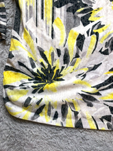 Load image into Gallery viewer, Zenergy by Chicos Shirt Womens 2 (Large) Boxy Artsy AOP Flower Boho Peasant Lady