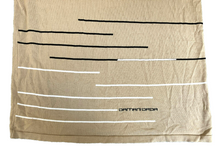 Load image into Gallery viewer, Damani Dada Vest Adult Extra Large Tan Linear Striped Hip Hop Crown Sweater Mens